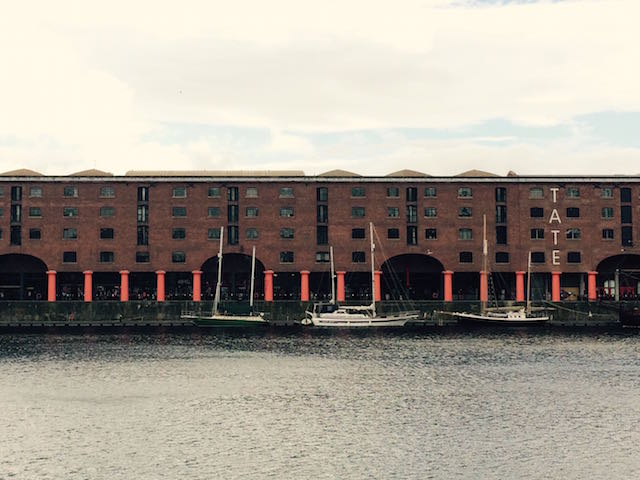 Tate Liverpool across Albert Dock