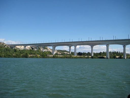 TGV Bridge at Avignon by John is available under CC 3.0