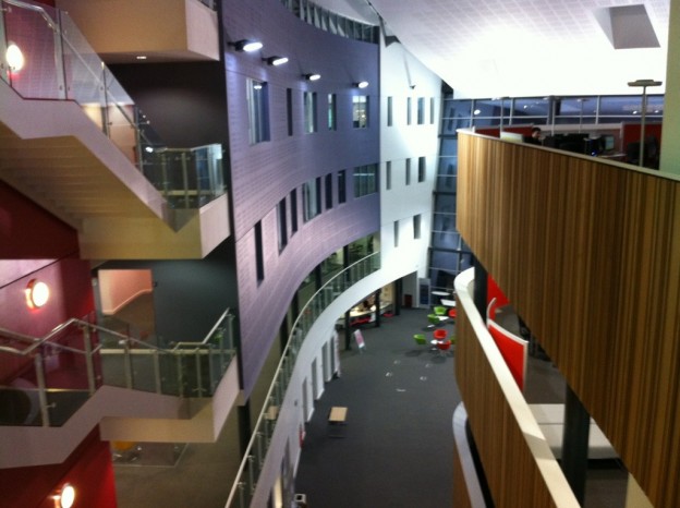 Multi-storey learning: the atrium space at Walsall College